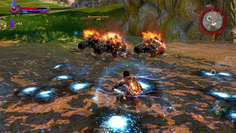 The second wave will consists of three Mountain Trolls, the third of Brownies and the fourth of two Leanashe - Cradle of Summer | Side missions - Side missions - Kingdoms of Amalur: Reckoning Game Guide & Walkthrough