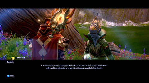 After the last fight ends, speak to the Fae and collect your prize - Cradle of Summer | Side missions - Side missions - Kingdoms of Amalur: Reckoning Game Guide & Walkthrough