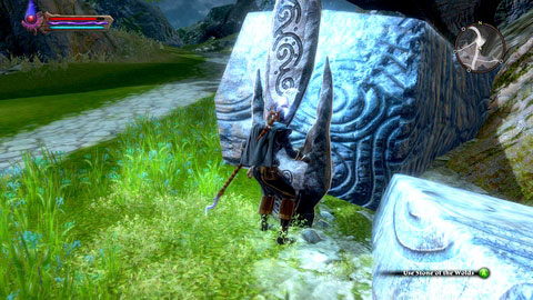 Between the ruin fragments, south of the passage to the Forsaken Plains - The Wolds | Plains of Erathell Lorestones - Lorestones - Kingdoms of Amalur: Reckoning Game Guide & Walkthrough