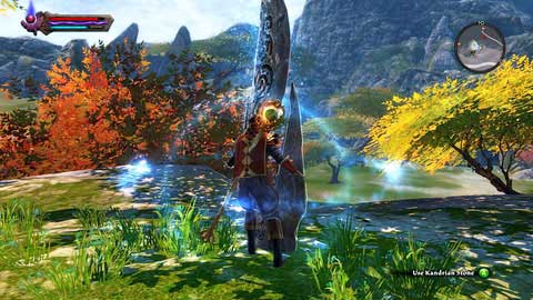 North of the path going through the middle of the location - Kandrian | Plains of Erathell Lorestones - Lorestones - Kingdoms of Amalur: Reckoning Game Guide & Walkthrough