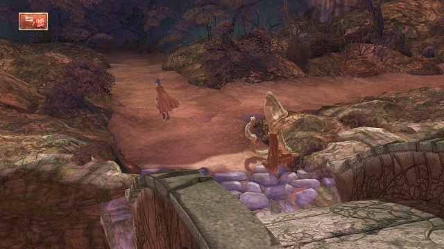 Into the dark woods. - Troll mouthpieces - Duel of Strength - Kings Quest - Game Guide and Walkthrough