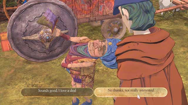 Dont be fooled. - The merchant - Tournament of Hopeful Knights - Kings Quest - Game Guide and Walkthrough