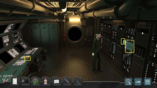 You need to switch off the weapons system by using the button on the left side of the quarter - Chapter 2: The Kursk sets sail - Undercover Missions: Operation Kursk K-141 - Game Guide and Walkthrough