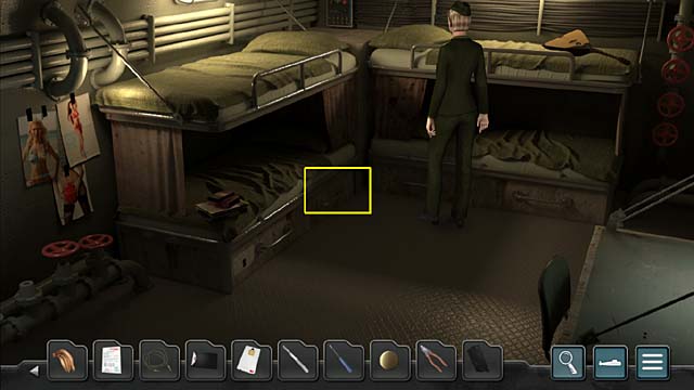 Before you leave, hide the board inside the same drawer it was earlier, otherwise Milena doesnt want to leave the room - Chapter 3 - The murder of Osip Gerasimov - Undercover Missions: Operation Kursk K-141 - Game Guide and Walkthrough