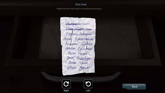 Then look at the ventilation (on the left) - something is behind it - Chapter 3 - The murder of Osip Gerasimov - Undercover Missions: Operation Kursk K-141 - Game Guide and Walkthrough