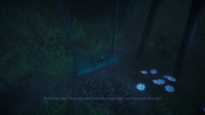Once the conversation with the invisible character is over, you must keep going across the path - Upper Garden - Lake Rdden - Walkthrough - Upper Garden - Lake Ridden Game Guide
