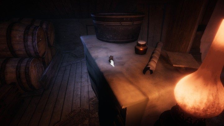 On the table behind the rose of winds you will find a statue of a ship - Solutions to puzzles in Estate - Estate - Lake Ridden Game Guide