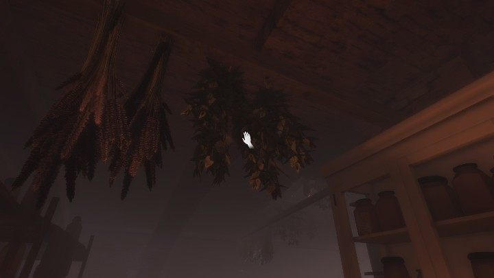 The Rat Potion requires you to combine 2 mushrooms, a drop of liquid from the red bottle, 1 lavender, and 1 nettle - Solutions to puzzles in Root Cellar - Root Cellar - Lake Ridden Game Guide