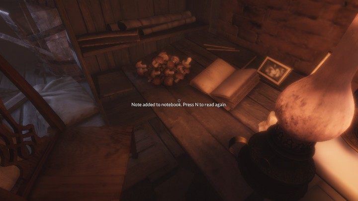 The Mushrooms can be found near the mortar - Solutions to puzzles in Root Cellar - Root Cellar - Lake Ridden Game Guide