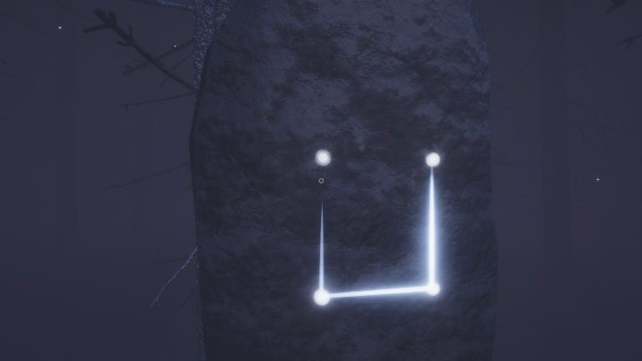 When you shoot down the blue ball, approach it - Solutions to puzzles in The Basement - The Basement - Lake Ridden Game Guide