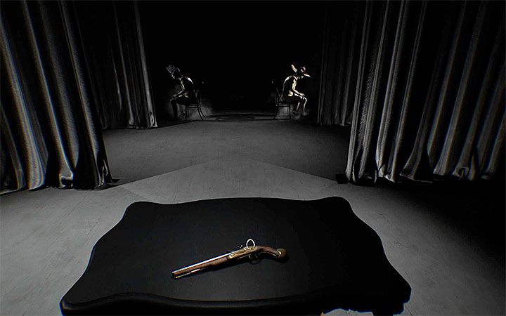 Get to the place where the Director left the revolver - First choice | Layers of Fear 2 walkthrough - Act 1 - The Unmooring - Layers of Fear 2 Guide