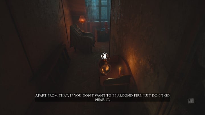 The lantern can also be used in combat and when neutralizing cursed objects - Layers of Fear 2023: Act 1 Painters Story - Walkthrough - Layers of Fear 2023 Guide