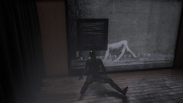 At a certain point, the mysterious voice will once again command you to choose one of the possible paths - Layers of Fear 2023: Actors Story - Walkthrough - Layers of Fear 2023 Guide