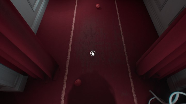 In the red room, rotate the board a bit - Layers of Fear 2023: Actors Story - Walkthrough - Layers of Fear 2023 Guide