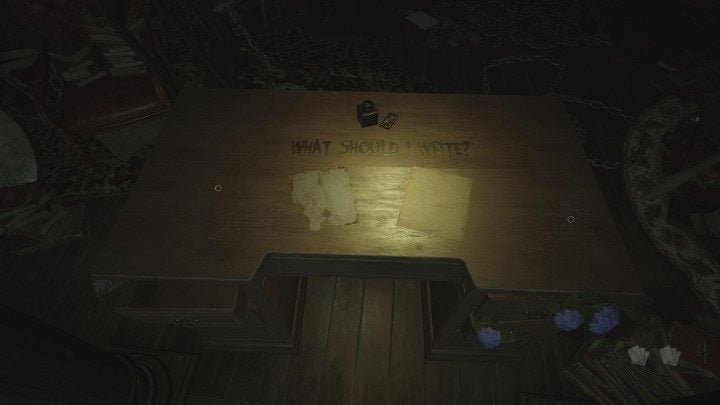 You will have to decide which piece of paper you should reach for - Layers of Fear 2023: Musicians Story - Walkthrough - Layers of Fear 2023 Guide