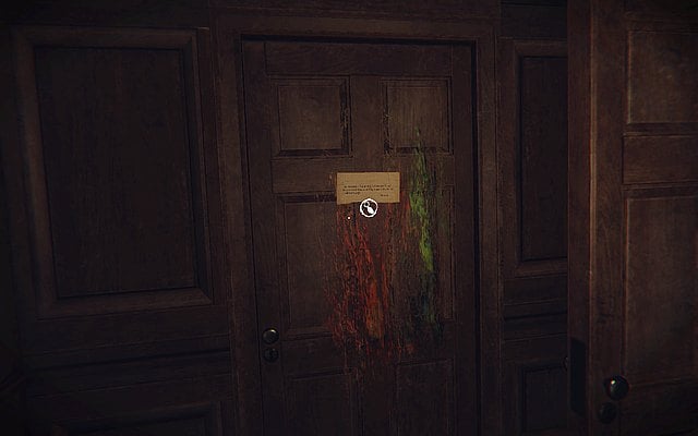 After reading the note you will learn that the key to the room can be found in the office - Prologue - Walkthrough - Layers of Fear - Game Guide and Walkthrough