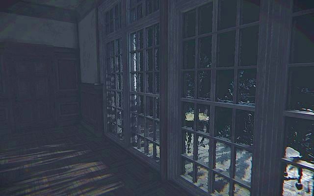 Leave through the jamb over the destroyed door and enter another, glassed room - Episode 3: Primer - Walkthrough - Layers of Fear - Game Guide and Walkthrough