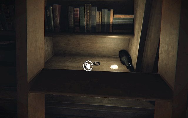 Then use the ladder and take the key from the highlighted shelf - Episode 3: Primer - Walkthrough - Layers of Fear - Game Guide and Walkthrough