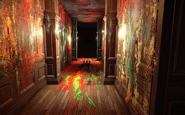 Reach the end of the corridor and look at the painting - Episode 6: Contemplation - Walkthrough - Layers of Fear - Game Guide and Walkthrough