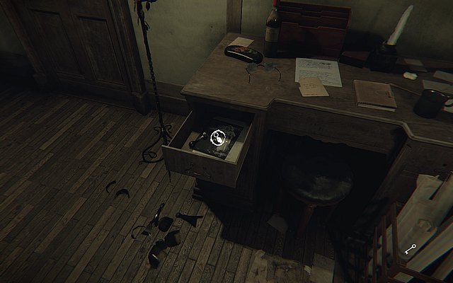 Episode 2 - in the room with the candles, in the drawer in the desk - Family Mementos - Secrets - Layers of Fear - Game Guide and Walkthrough