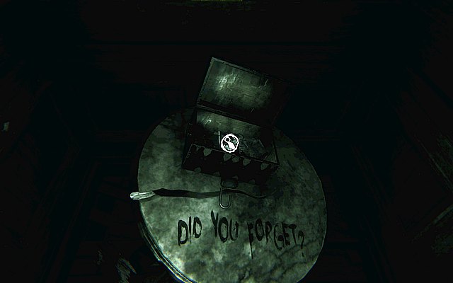 Episode 6 - after pulling the lever on the pillar twice you must enter the unlocked side corridor and open the chest with the 906 code - Family Mementos - Secrets - Layers of Fear - Game Guide and Walkthrough