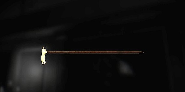 Episode 2 - after looking at the picture from which paint drops a staff will appear outside - Whispered words - Secrets - Layers of Fear - Game Guide and Walkthrough