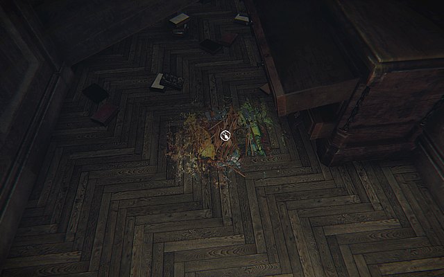 Episode 5 - on the floor, on the colored fragment you will find brushes - Whispered words - Secrets - Layers of Fear - Game Guide and Walkthrough