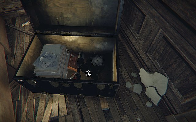 Episode 5 - open the chest in the room after the elevator adventure - Whispered words - Secrets - Layers of Fear - Game Guide and Walkthrough