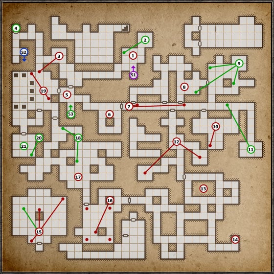 The Vault is a completely optional level which you can pass in just a minute, heading from one staircase to the next one - Level 8: The Vault - Walkthrough - Legend of Grimrock - Game Guide and Walkthrough