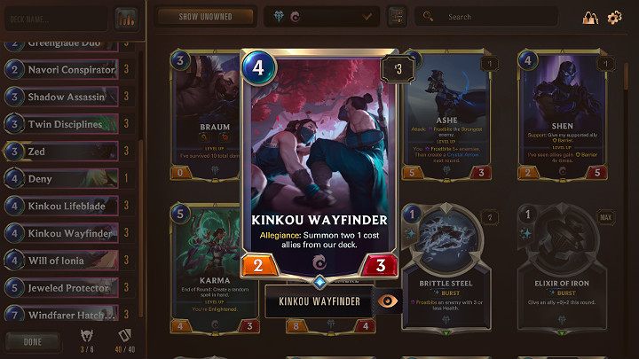 Each match begins with a so-called Mulligan phase where players select their cards - Ionia & Freljord - the best deck in the Legends of Runeterra - The best decks - Legends of Runeterra Guide