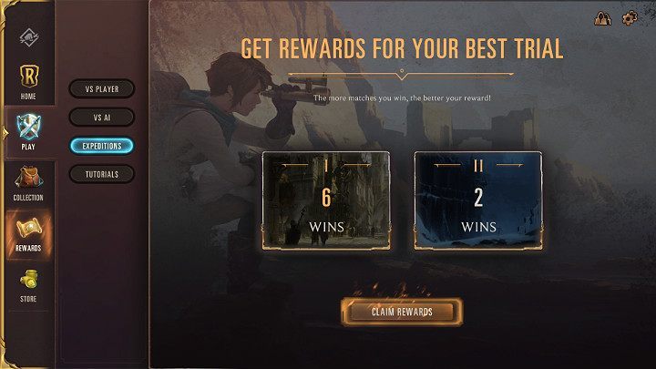 As you can see in the picture above, our first attempt ended with 6 victorious matches and the second one was terrible - only 2 wins - Expeditions game mode in Legends of Runeterra - Game modes - Legends of Runeterra Guide