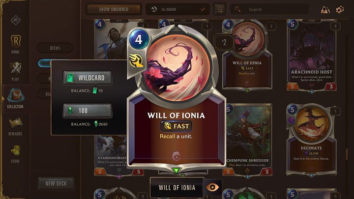 Fast spells are much faster and can be used during the fight as well as out of it - Spells in Legends of Runeterra - Types of cards - Legends of Runeterra Guide