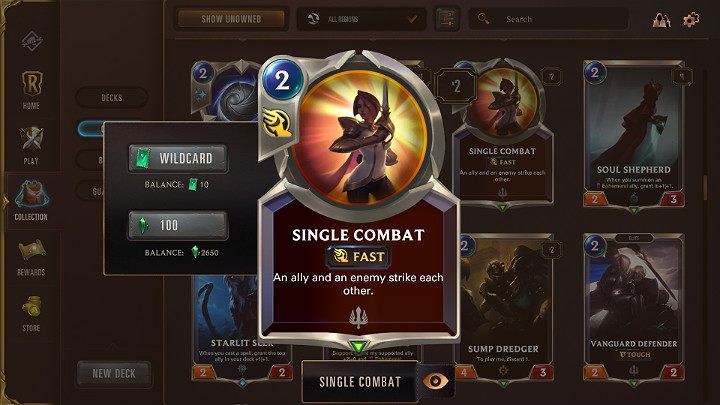 In Legends of Runeterra, spells are divided into Slow, Fast and Burst - Rarity of cards in Legends of Runeterra - Types of cards - Legends of Runeterra Guide