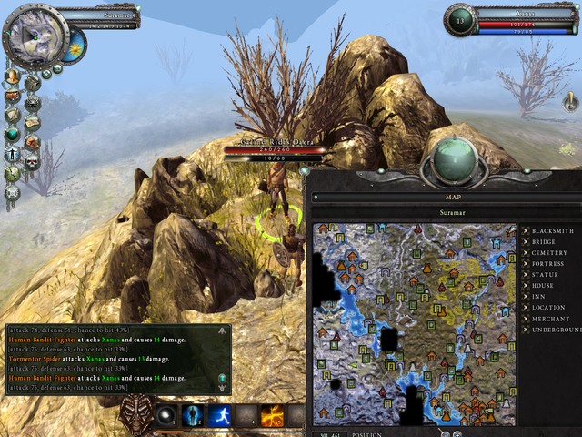 Galdin, hiding on a hill - Quests - City of Recca - Legends Of Dawn - Game Guide and Walkthrough