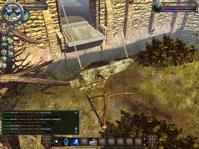 Entrance to the castle. If you can't see it, walk on air (no bridge texture) - Quests - Suramar - Legends Of Dawn - Game Guide and Walkthrough