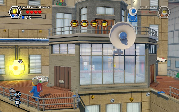 First you must activate the switch - Secrets in the TV station building | Chapter 2 - Chapter 2 - LEGO City: Undercover Game Guide