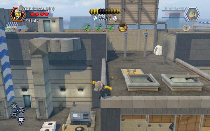 The vehicle is located inside the office - Secrets in the TV station building | Chapter 2 - Chapter 2 - LEGO City: Undercover Game Guide