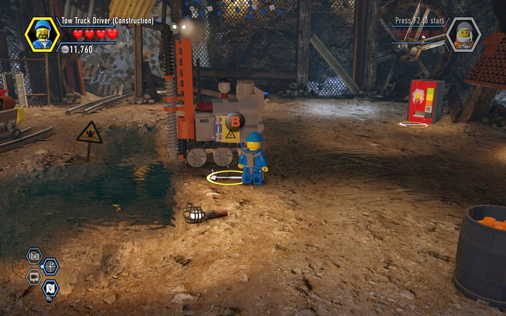 You can use the machine only as a worker - Secrets in the mine | Chapter 3 - Chapter 3 - LEGO City: Undercover Game Guide