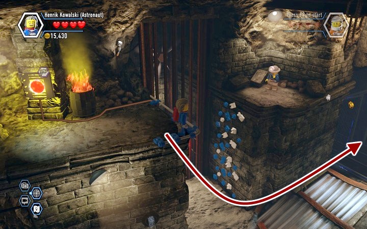 In order to collect the token you must switch the button after using the color changer - Secrets in the mine | Chapter 3 - Chapter 3 - LEGO City: Undercover Game Guide