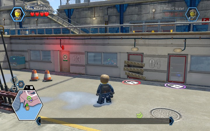 Not all locations are available from the beginning - a padlock will appear by some activities. They will be available after the completion of future story missions. - General advice | Tips - Tips - LEGO City: Undercover Game Guide