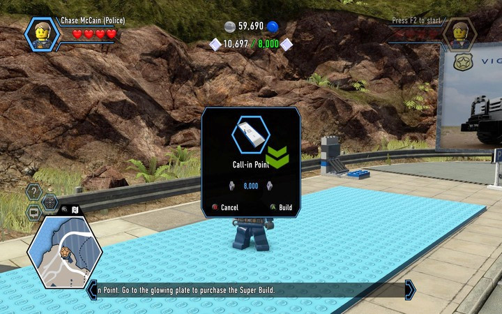 Build a Call-In Point on the empty building spot - The beginning of the task | Chapter 2 - Chapter 2 - LEGO City: Undercover Game Guide