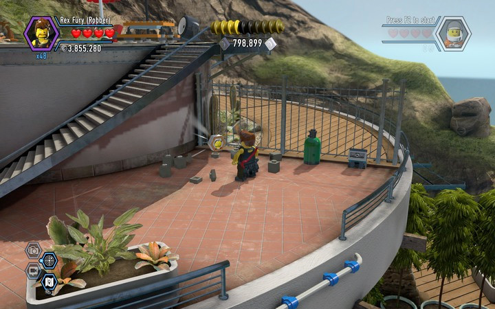 Only Rex can collect this token - Secrets in Blackwells mansion | Chapter 13 | Walkthrough - Chapter 13 - LEGO City: Undercover Game Guide