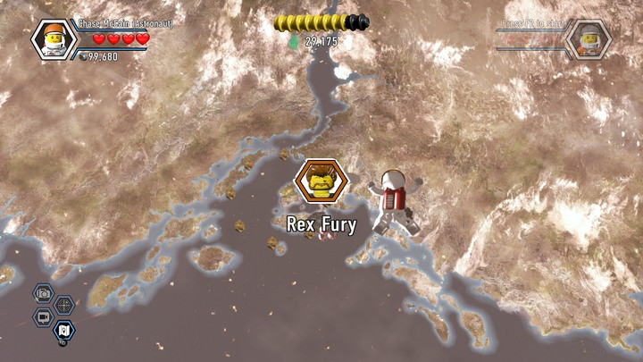 The last character token - Rex Fury can be obtained while flying to Earth in the last phase of the game - Secrets in the space station | Chapter 14 and 15 | Walkthrough - Chapter 14 and 15 - LEGO City: Undercover Game Guide