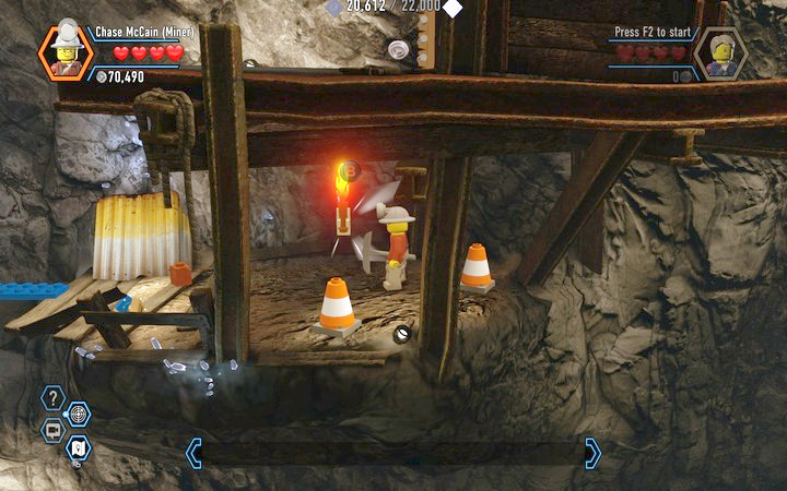 You can light the fuses using the torch - The Bluebell Mine | Chapter 3 - Chapter 3 - LEGO City: Undercover Game Guide