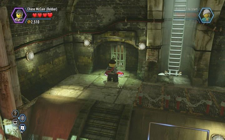 Use the crowbar to open up the passage - Robbing the gem from the bank | Chapter 6 - Chapter 6 - LEGO City: Undercover Game Guide