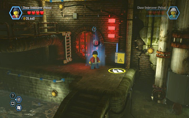 Find the TNT by following the traces shown by the scanner - Robbing the gem from the bank | Chapter 6 - Chapter 6 - LEGO City: Undercover Game Guide