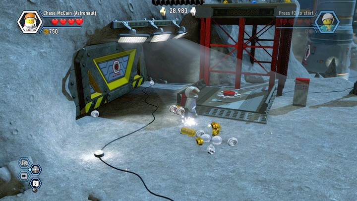 Rebuild the button to fix the lift - Moon Landing | Chapter 14 and 15 | Walkthrough - Chapter 14 and 15 - LEGO City: Undercover Game Guide