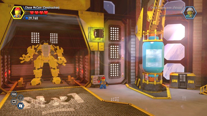 You have to activate the robot and take the helm - Moon Landing | Chapter 14 and 15 | Walkthrough - Chapter 14 and 15 - LEGO City: Undercover Game Guide