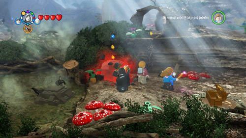 Go all the way to the left and find a rock that can only be moved with black magic - Harry Potter Years 5-7: Tokens - Hogwarts, part 1 - Tokens - LEGO Harry Potter Years 5-7 Guide