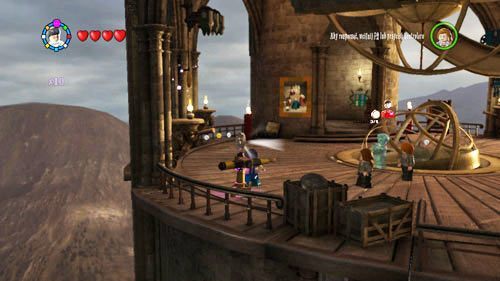 Find a yellow telescope on the left - Harry Potter Years 5-7: Tokens - Hogwarts, part 4 - Tokens - LEGO Harry Potter Years 5-7 Guide